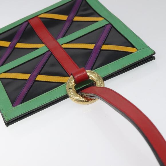 CELINE Shoulder Bag Leather Multicolor - Picture 6 of 13